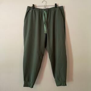 FIGS Men's size XXL Short Tansen Jogger Scrub Pants Moss Green Gray Uniform